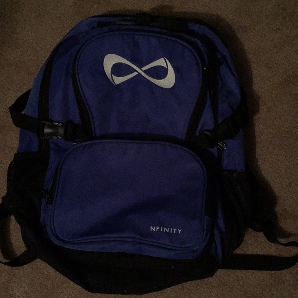 Blue infinity backpack